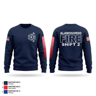 Crew Neck Sweatshirt, Shift 2, Fire Department, Teamtime, Team time, sublimation, custom sports apparel, team uniforms, spirit wear, spiritwear, sports uniforms, custom shirts, team store, custom team store, fundraiser sports, apparel fundraiser