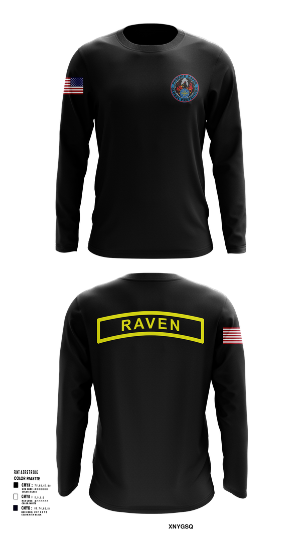 Long Sleeve Performance Shirt, Phoenix Raven Instrutor, , Teamtime, Team time, sublimation, custom sports apparel, team uniforms, spirit wear, spiritwear, sports uniforms, custom shirts, team store, custom team store, fundraiser sports, apparel fundraiser