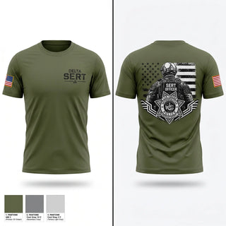 Short Sleeve Performance Shirt, DELTA SERT, Police, Teamtime, Team time, sublimation, custom sports apparel, team uniforms, spirit wear, spiritwear, sports uniforms, custom shirts, team store, custom team store, fundraiser sports, apparel fundraiser