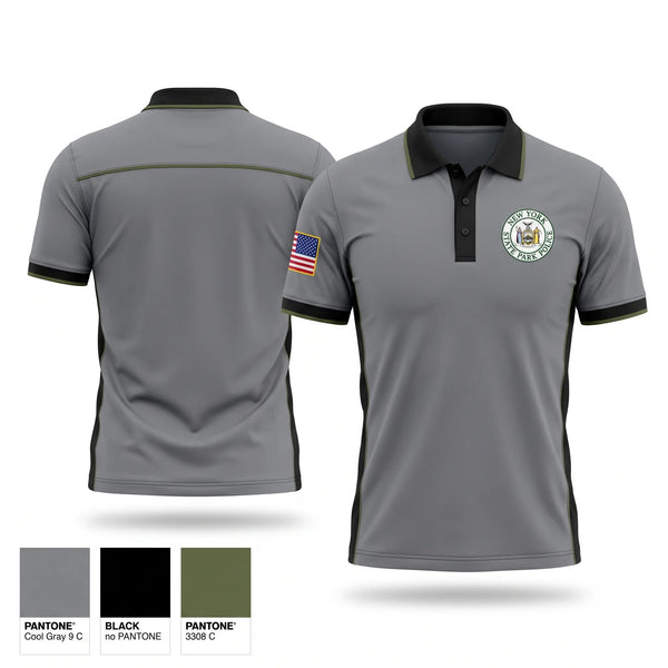 Short Sleeve Performance Polo, New York State Park Police, Police, Teamtime, Team time, sublimation, custom sports apparel, team uniforms, spirit wear, spiritwear, sports uniforms, custom shirts, team store, custom team store, fundraiser sports, apparel fundraiser