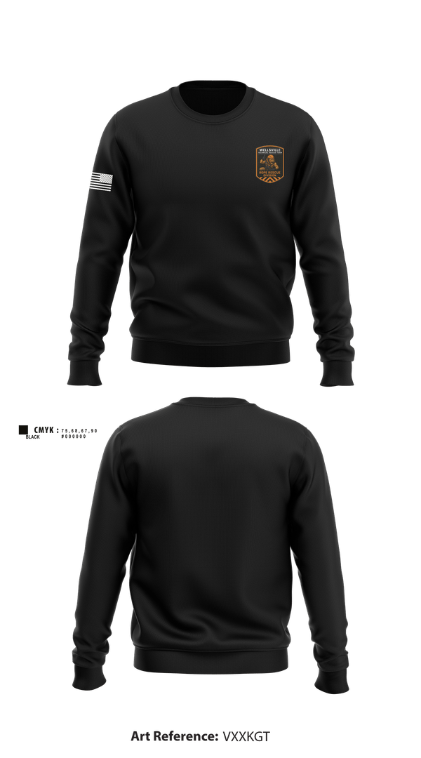 Crew Neck Sweatshirt, Wellsville TRT, , Teamtime, Team time, sublimation, custom sports apparel, team uniforms, spirit wear, spiritwear, sports uniforms, custom shirts, team store, custom team store, fundraiser sports, apparel fundraiser