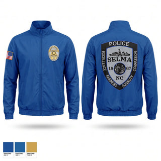 Windbreaker, Selma Police Departmenr, Police, Teamtime, Team time, sublimation, custom sports apparel, team uniforms, spirit wear, spiritwear, sports uniforms, custom shirts, team store, custom team store, fundraiser sports, apparel fundraiser