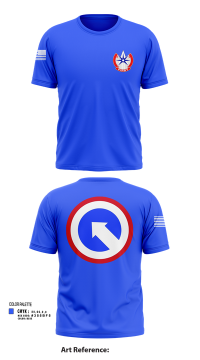 1st Theater Sustainment Command 40701813 Short Sleeve Performance Shirt - 103