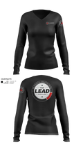 Academy Jiu Jitsu 15713336 Women's Long Sleeve V-neck Shirt - 21