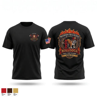 Old School Cotton Feel Shirt, McCurtain VFD, Fire Department, Teamtime, Team time, sublimation, custom sports apparel, team uniforms, spirit wear, spiritwear, sports uniforms, custom shirts, team store, custom team store, fundraiser sports, apparel fundraiser