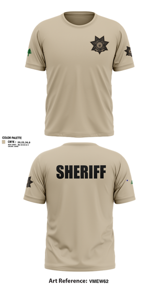 Old School Cotton Feel Shirt, KCSO, Police, Teamtime, Team time, sublimation, custom sports apparel, team uniforms, spirit wear, spiritwear, sports uniforms, custom shirts, team store, custom team store, fundraiser sports, apparel fundraiser