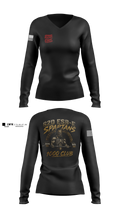 62D Bravo Women's Long Sleeve V-neck Shirt - 4