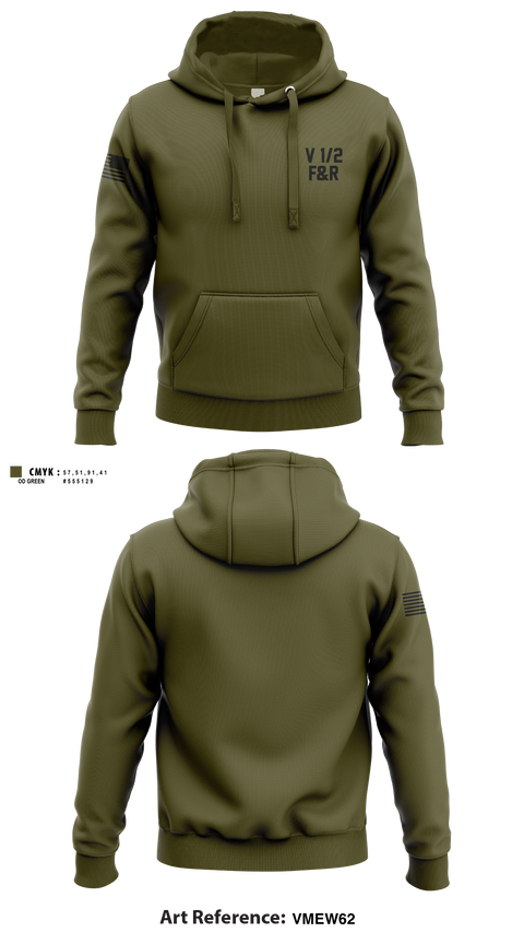 Hoodie, V1/2 F&R, Marines, Teamtime, Team time, sublimation, custom sports apparel, team uniforms, spirit wear, spiritwear, sports uniforms, custom shirts, team store, custom team store, fundraiser sports, apparel fundraiser