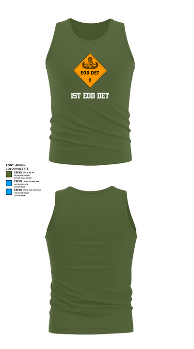 1st EOD DET 18111177 Tank Top - 59