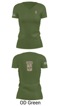 C co 4/327th INF BN 89497765 Women's Short Sleeve V-neck Shirt - 48