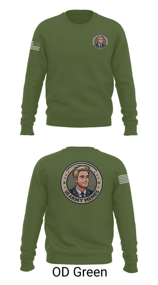 Crew Neck Sweatshirt, U.S Army memes, , Teamtime, Team time, sublimation, custom sports apparel, team uniforms, spirit wear, spiritwear, sports uniforms, custom shirts, team store, custom team store, fundraiser sports, apparel fundraiser