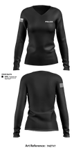 POLICE Women's Long Sleeve V-neck Shirt - 1