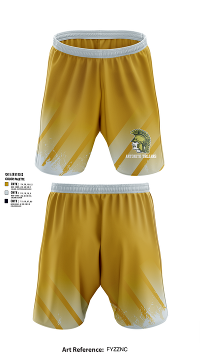 Antonito Trojans Athletic Shorts With Pockets - 5