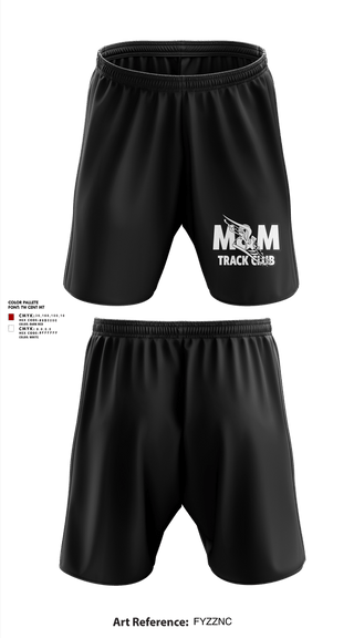 Athletic Shorts With Pockets, M & M Track Club-Greenville, Texas, Track & Field, Teamtime, Team time, sublimation, custom sports apparel, team uniforms, spirit wear, spiritwear, sports uniforms, custom shirts, team store, custom team store, fundraiser sports, apparel fundraiser