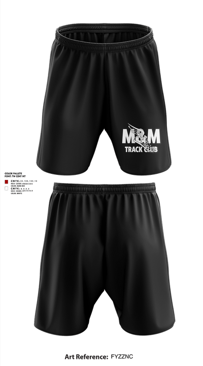 M & M Track Club-Greenville, Texas 27581032 Athletic Shorts With Pockets - 4