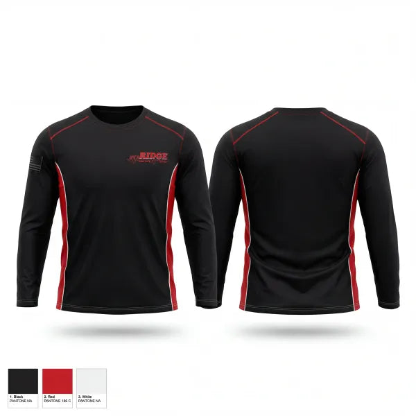Long Sleeve Performance Shirt, Ridge Ambulance Service, EMS/EMT, Teamtime, Team time, sublimation, custom sports apparel, team uniforms, spirit wear, spiritwear, sports uniforms, custom shirts, team store, custom team store, fundraiser sports, apparel fundraiser