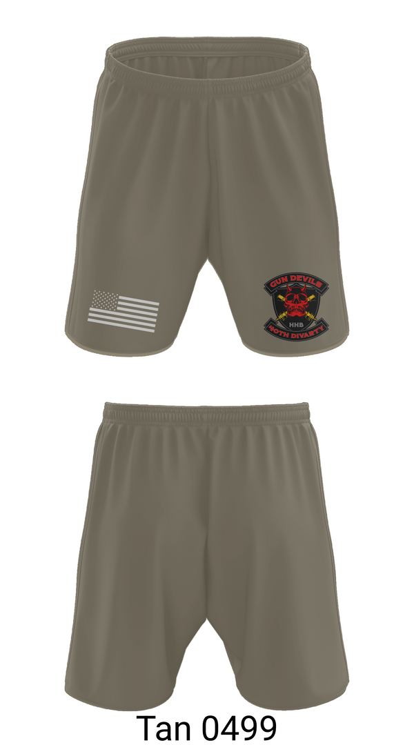 Athletic Shorts With Pockets, HHB 40th DIVARTY, Army, Teamtime, Team time, sublimation, custom sports apparel, team uniforms, spirit wear, spiritwear, sports uniforms, custom shirts, team store, custom team store, fundraiser sports, apparel fundraiser