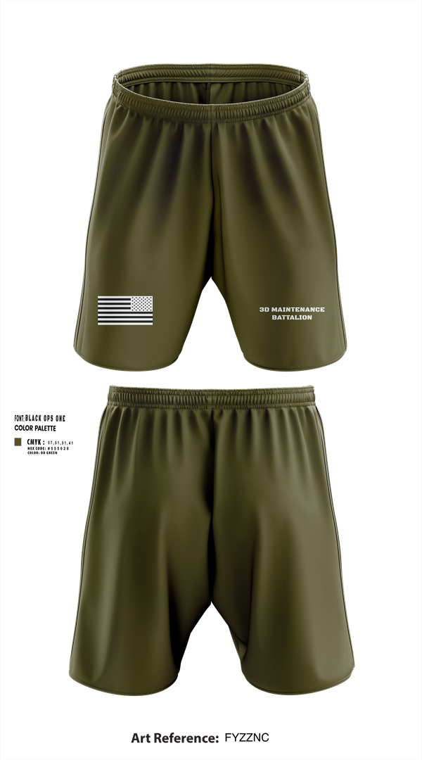 Athletic Shorts With Pockets, 3D Maintenance Battalion, , Teamtime, Team time, sublimation, custom sports apparel, team uniforms, spirit wear, spiritwear, sports uniforms, custom shirts, team store, custom team store, fundraiser sports, apparel fundraiser