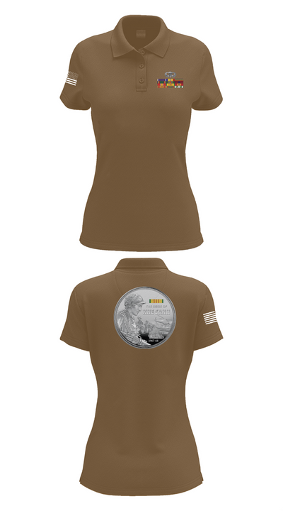 3rd Reconnaissance Division 86447085 Women's Short Sleeve Performance Polo  - 15