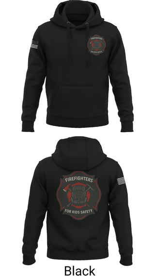 Hoodie, Firefighters for Kids Safety, , Teamtime, Team time, sublimation, custom sports apparel, team uniforms, spirit wear, spiritwear, sports uniforms, custom shirts, team store, custom team store, fundraiser sports, apparel fundraiser