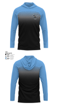 East Chapel Hill High School Swimming Long Sleeve Performance Shirt with hood - 3