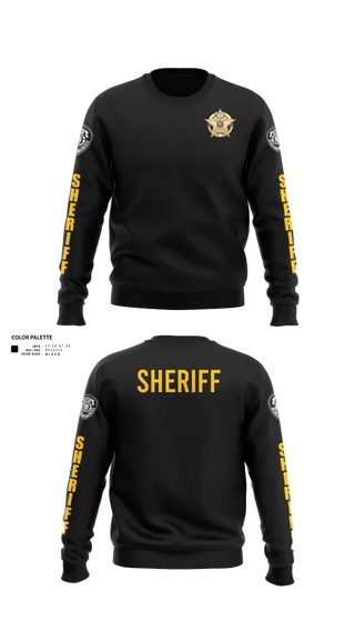 Crew Neck Sweatshirt, Pecos County Sheriff’s Office, Police, Teamtime, Team time, sublimation, custom sports apparel, team uniforms, spirit wear, spiritwear, sports uniforms, custom shirts, team store, custom team store, fundraiser sports, apparel fundraiser