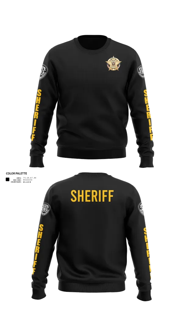 Crew Neck Sweatshirt, Pecos County Sheriff’s Office, Police, Teamtime, Team time, sublimation, custom sports apparel, team uniforms, spirit wear, spiritwear, sports uniforms, custom shirts, team store, custom team store, fundraiser sports, apparel fundraiser