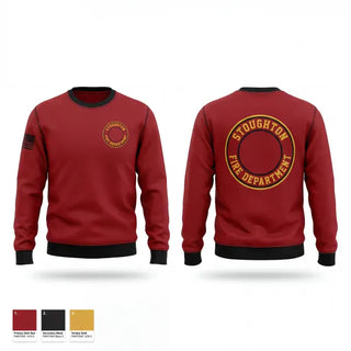 Crew Neck Sweatshirt, Stoughton Fire Department, Fire Department, Teamtime, Team time, sublimation, custom sports apparel, team uniforms, spirit wear, spiritwear, sports uniforms, custom shirts, team store, custom team store, fundraiser sports, apparel fundraiser