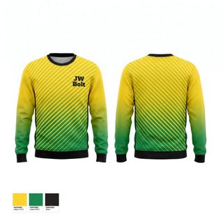 Crew Neck Sweatshirt, JW Bolt, Track & Field, Teamtime, Team time, sublimation, custom sports apparel, team uniforms, spirit wear, spiritwear, sports uniforms, custom shirts, team store, custom team store, fundraiser sports, apparel fundraiser