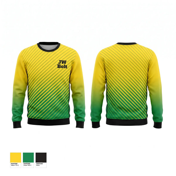 Crew Neck Sweatshirt, JW Bolt, Track & Field, Teamtime, Team time, sublimation, custom sports apparel, team uniforms, spirit wear, spiritwear, sports uniforms, custom shirts, team store, custom team store, fundraiser sports, apparel fundraiser