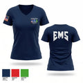 Greene County EMS 5907583 Women's Short Sleeve V-neck Shirt - 1