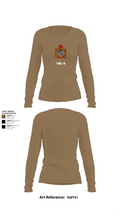 FMS #9 18239341 Women's Long Sleeve V-neck Shirt - 2