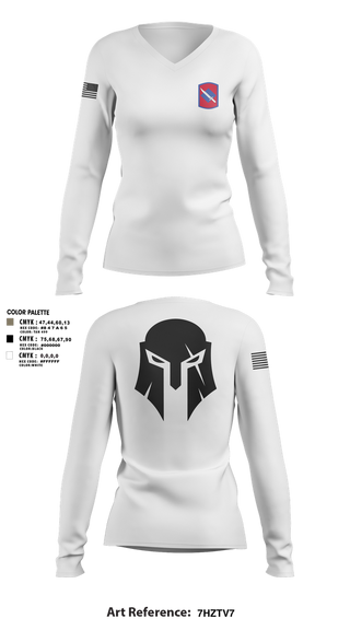 Womens Long Sleeve Vneck Shirt, C TRP 1-134th, , Teamtime, Team time, sublimation, custom sports apparel, team uniforms, spirit wear, spiritwear, sports uniforms, custom shirts, team store, custom team store, fundraiser sports, apparel fundraiser