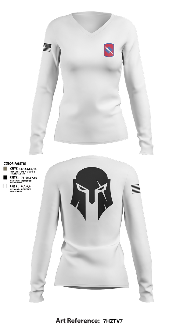 Womens Long Sleeve Vneck Shirt, C TRP 1-134th, , Teamtime, Team time, sublimation, custom sports apparel, team uniforms, spirit wear, spiritwear, sports uniforms, custom shirts, team store, custom team store, fundraiser sports, apparel fundraiser