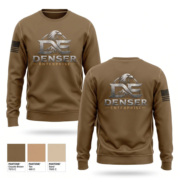 Crew Neck Sweatshirt, Denser Enterprise, , Teamtime, Team time, sublimation, custom sports apparel, team uniforms, spirit wear, spiritwear, sports uniforms, custom shirts, team store, custom team store, fundraiser sports, apparel fundraiser