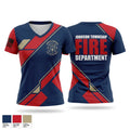 Johnson township fire department Women's Short Sleeve V-neck Shirt - 1