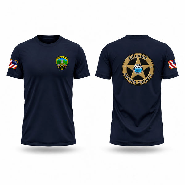 Old School Cotton Feel Shirt, Sevier County, Police, Teamtime, Team time, sublimation, custom sports apparel, team uniforms, spirit wear, spiritwear, sports uniforms, custom shirts, team store, custom team store, fundraiser sports, apparel fundraiser