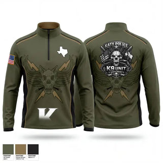Windbreaker, Katy PD K9 Unit, Police, Teamtime, Team time, sublimation, custom sports apparel, team uniforms, spirit wear, spiritwear, sports uniforms, custom shirts, team store, custom team store, fundraiser sports, apparel fundraiser