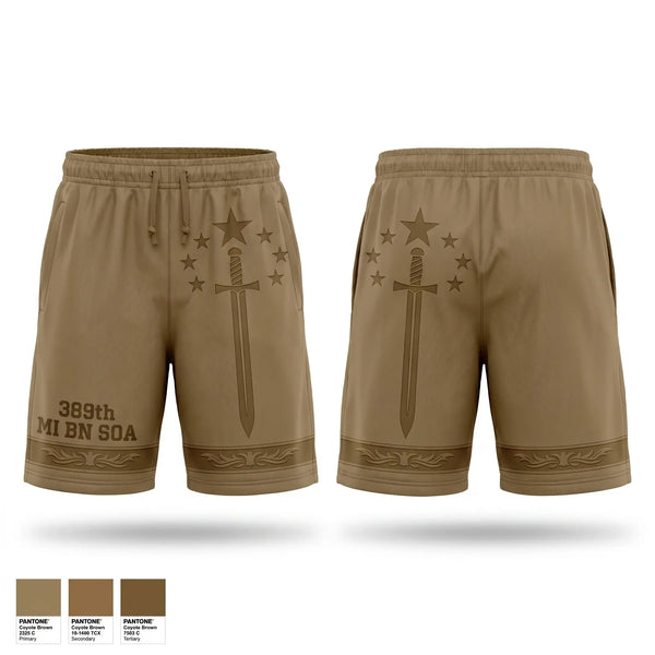 Athletic Shorts With Pockets, 389th MI BN (SO)(A), Army, Teamtime, Team time, sublimation, custom sports apparel, team uniforms, spirit wear, spiritwear, sports uniforms, custom shirts, team store, custom team store, fundraiser sports, apparel fundraiser