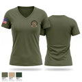 Madison County Sheriff's Office Women's Short Sleeve V-neck Shirt - 1