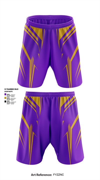 Soledad High School Cheer 88814096 Athletic Shorts With Pockets - 1