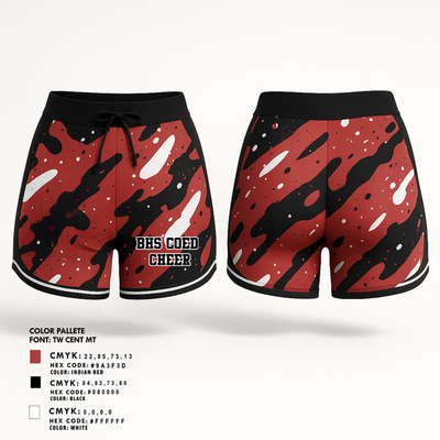 BHS Coed Cheer 25905526 Women's Shorts - 1