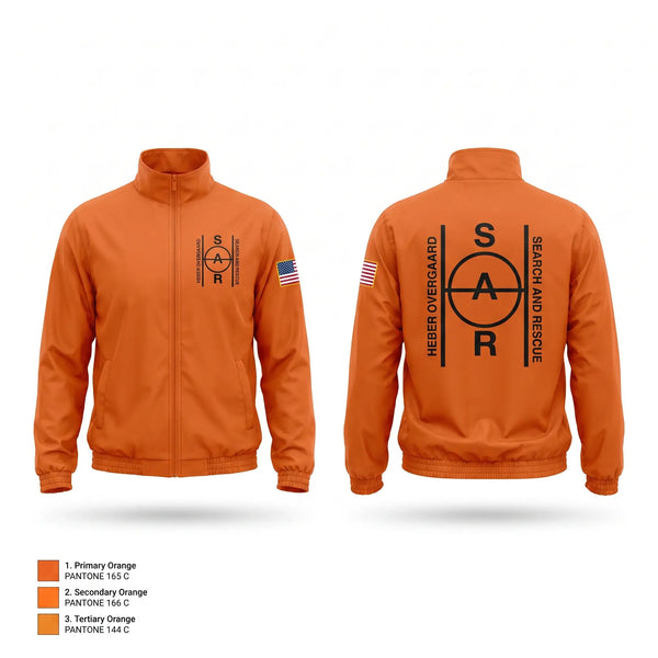 Windbreaker, Heber Overgaard Search and Rescue, Fire Department, Teamtime, Team time, sublimation, custom sports apparel, team uniforms, spirit wear, spiritwear, sports uniforms, custom shirts, team store, custom team store, fundraiser sports, apparel fundraiser