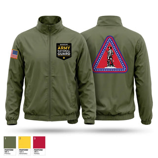 Windbreaker, Missouri Army National Guard Recruiting and Retention Battalion, National Guard, Teamtime, Team time, sublimation, custom sports apparel, team uniforms, spirit wear, spiritwear, sports uniforms, custom shirts, team store, custom team store, fundraiser sports, apparel fundraiser