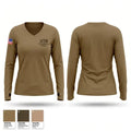 1158 Transportation Company 72303312 Women's Long Sleeve V-neck Shirt - 1