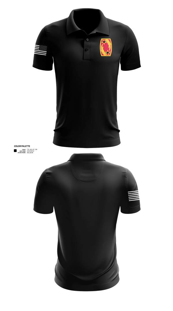 Short Sleeve Performance Polo, 69 Air Defense Artillery Brigade, Army, Teamtime, Team time, sublimation, custom sports apparel, team uniforms, spirit wear, spiritwear, sports uniforms, custom shirts, team store, custom team store, fundraiser sports, apparel fundraiser