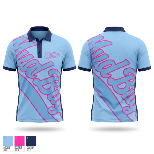 Short Sleeve Performance Polo, Mud Bugs, Baseball, Teamtime, Team time, sublimation, custom sports apparel, team uniforms, spirit wear, spiritwear, sports uniforms, custom shirts, team store, custom team store, fundraiser sports, apparel fundraiser