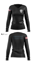 Providence Police BCI Women's Long Sleeve V-neck Shirt - 3