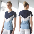 Peabody Tanners Gymnastics 4562293 Women's Short Sleeve V-neck Shirt - 2