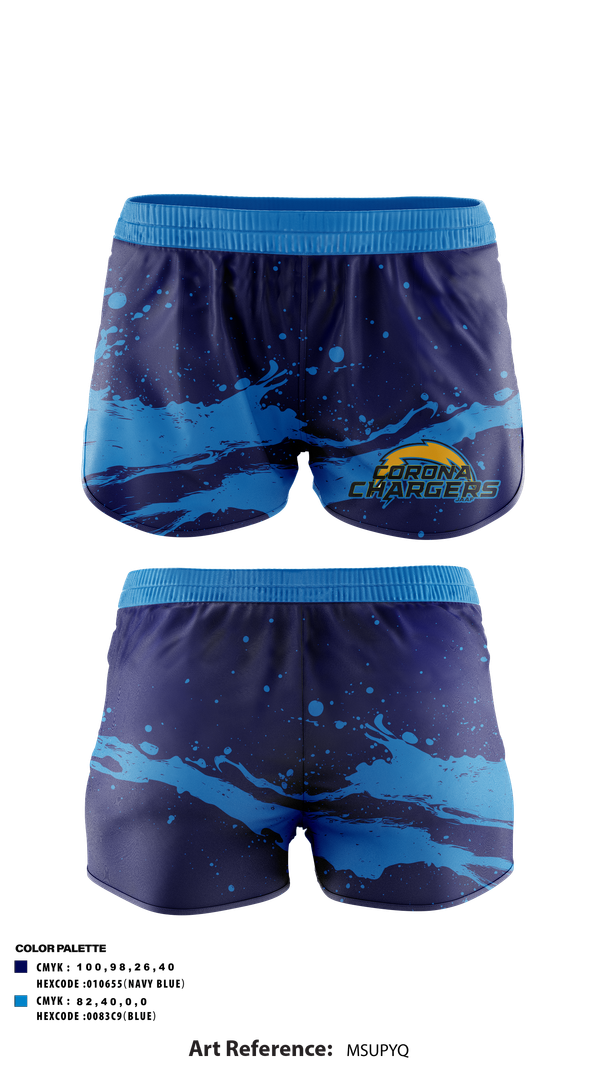 Track Shorts, Corona Chargers, , Teamtime, Team time, sublimation, custom sports apparel, team uniforms, spirit wear, spiritwear, sports uniforms, custom shirts, team store, custom team store, fundraiser sports, apparel fundraiser